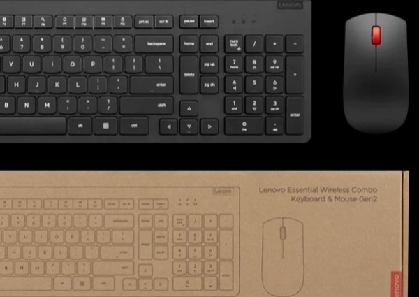 LENOVO 4X31N50744 Essential Kablosuz Klavye Mouse Set 2.4Ghz GEN2